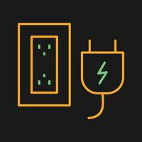Plug and Socket Vector Icon