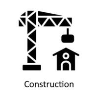 Construction vector   Solid Icon Design illustration. Work in progress Symbol on White background EPS 10 File