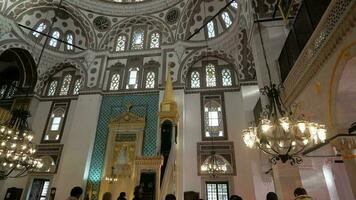 Peru Istambul 12 janeiro 2023. camlica mesquita maior mesquita dentro Ásia . video