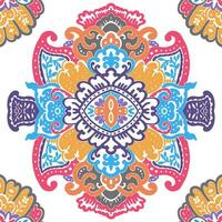 Blooming flowers with leaves and foliage print vector