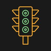 Traffic signal Vector Icon