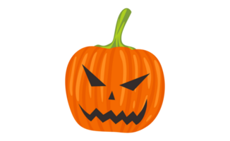 halloween pumpa huvud med transparent bakgrund png