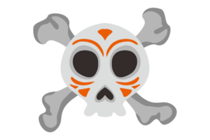 Tattooed skull On Transparent Background png