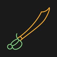 Pirate Sword Vector Icon