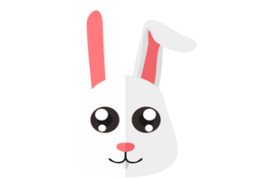 süß Tier Kopf - - Hase Hase mit transparent Hintergrund png