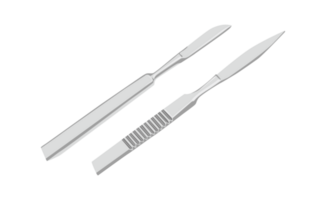 Hospital Equipment - Surgical Knife on a transparent background png