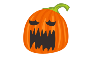 halloween pumpa huvud med transparent bakgrund png