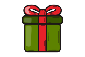 Gift Box Icon With Transparent Background png
