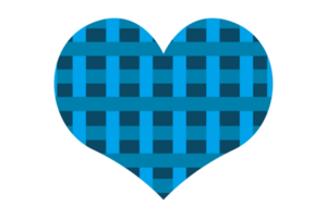 Blue Love with matting Pattern With Transparent Background png
