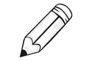 School Item - Pencil With Transparent Background png