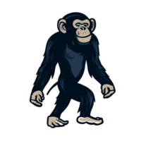 chimpancé icono clipart transparente antecedentes png