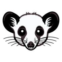 opossum viso icona clipart trasparente sfondo png