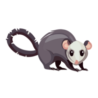 Opossum Symbol Clip Art transparent Hintergrund png