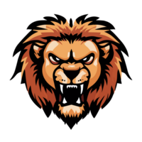 en colère Lion icône clipart transparent Contexte png