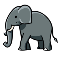 Semple Elephant icon clipart transparent background png