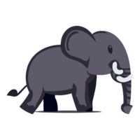 Running Elephant icon clipart transparent background png