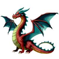 Cute dragon clipart transparent background png