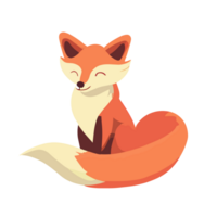 Renard icône clipart transparent Contexte png