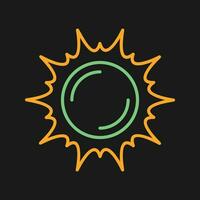 Sun Vector Icon