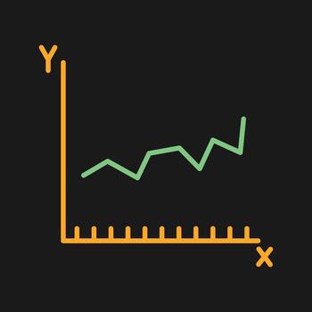 Graph Vector Icon