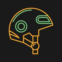 icono de vector de casco