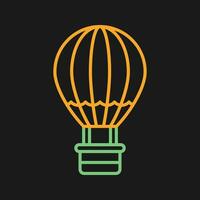 Hot Air Balloon Vector Icon