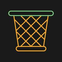 Paper Bin Vector Icon