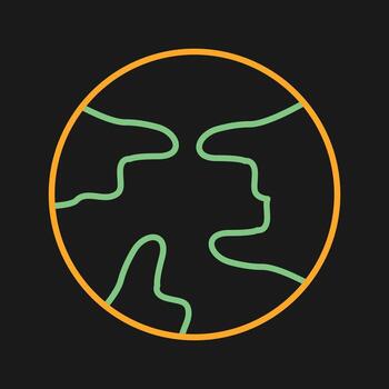 icono de vector de planeta
