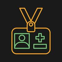 Medical Id Vector Icon