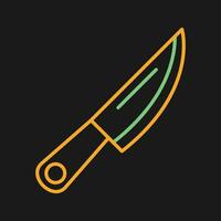 icono de vector de cuchillo