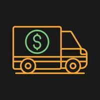 Money Truck Vector Icon