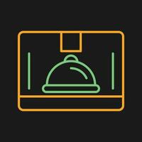 Food Delivery Box Vector Icon