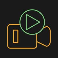 Live Streaming Vector Icon