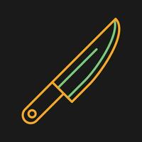 icono de vector de cuchillo