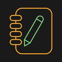 Notebook Vector Icon