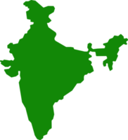 mapa Índia clipart png