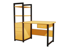 ícone de mesa de escritório 3D png