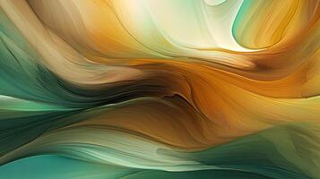 Earthy and Natural Acrylic Waves in Background. Abstract Created by . photo