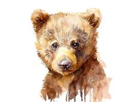 Bear baby. Generative AI photo