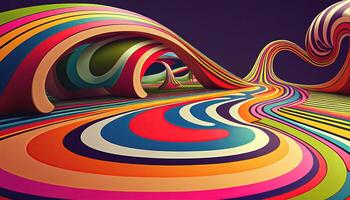 Psychedelic multicolor background. photo