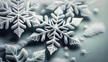 Snowflakes background. . photo