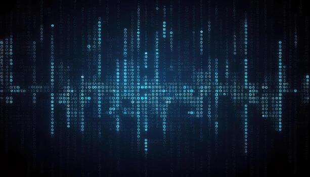 Futuristic programming code. . photo