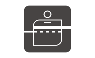 meca kaaba logotipo ícone com transparente fundo png