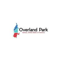 Overland Park City Geometric Simple Logo vector