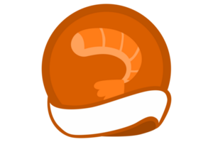 Shrimp Icon Logo On Transparent Background png