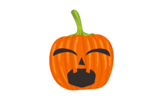 halloween pumpa huvud med transparent bakgrund png