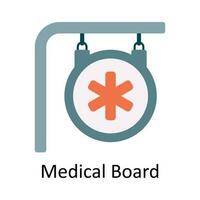 Medical Board vector Flat Icon Design illustration. Medical and Healthcare Symbol on White background EPS 10 File