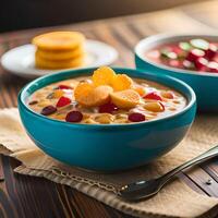 Healthy breakfast on the table, pro photo