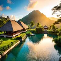 Beautiful atmosphere in Bali island, Pro Photo