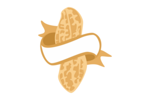 Peanut Logo Icon On Transparent Background png